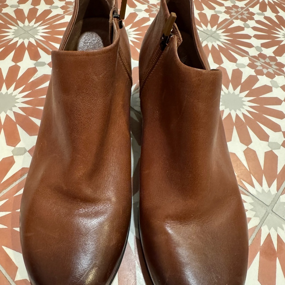 Women’s Brown Leather Dansko Chelsea booties
